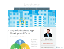 Tablet Screenshot of joeschurman.com